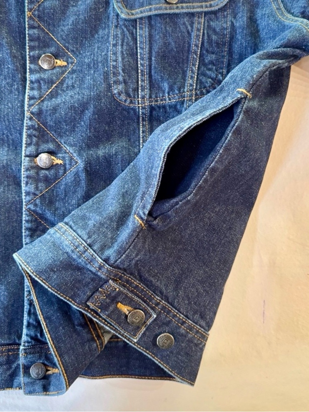 Chaps Denim Men’s Classic Trucker Jacket 100% Cotton (XXL) NWOT - Picture 15 of 17